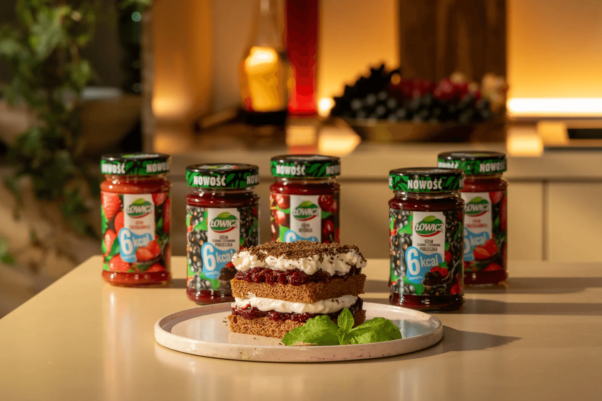 Porzeczkowiec kawowy z ricottą