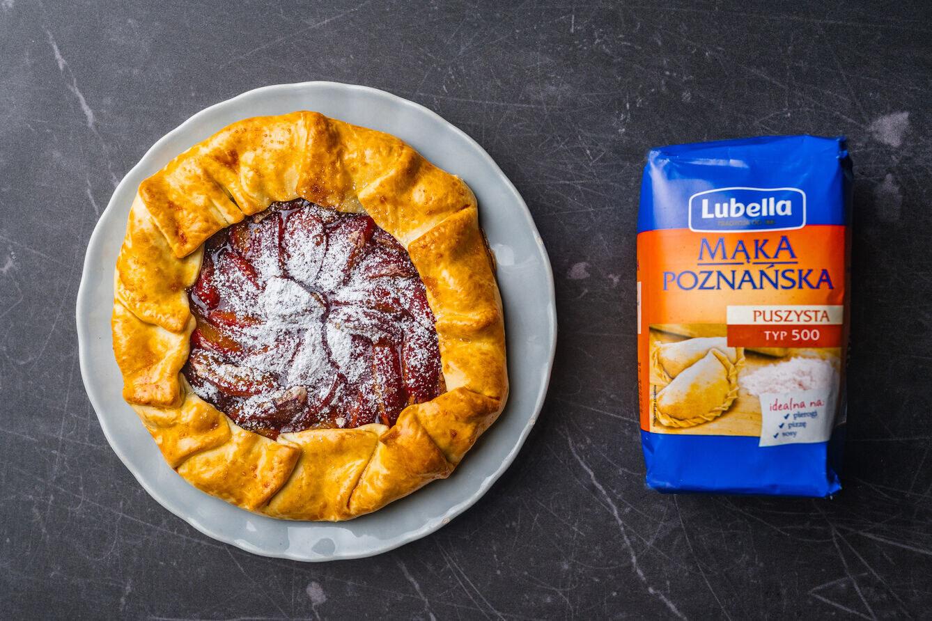 Galette ze śliwkami