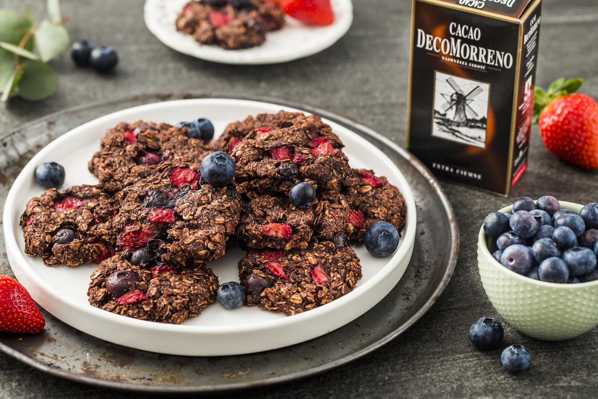 Fit ciasteczka śniadaniowe owsiano-migdałowe