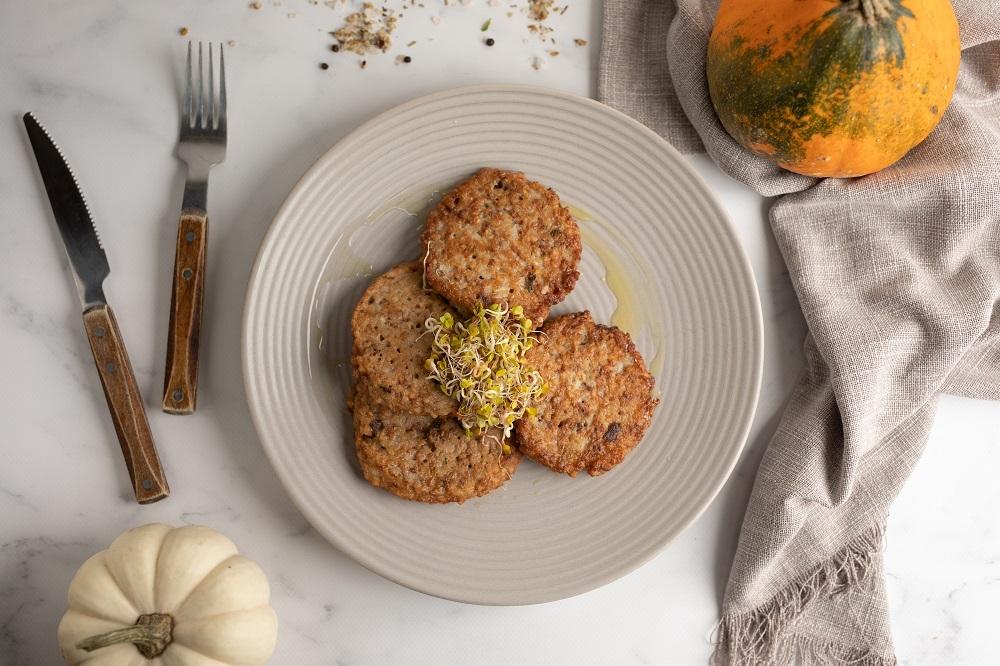 Kotlety z kaszy z grzybami