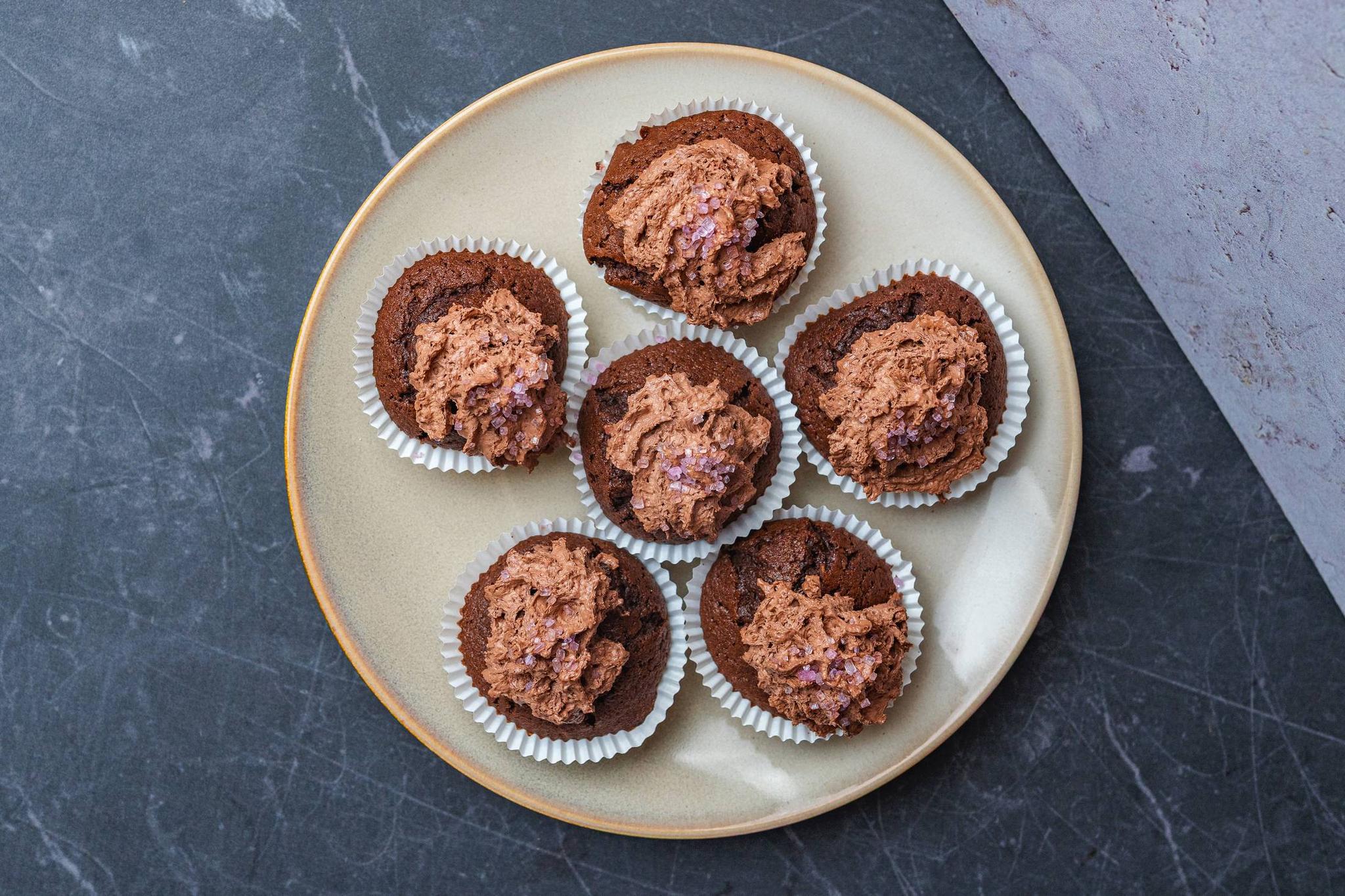 Czekoladowe muffinki z airfryera
