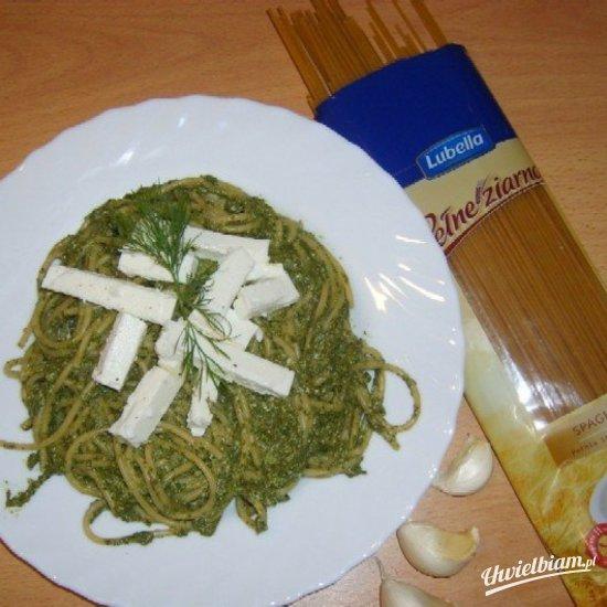 Rewelacyjne zielone spaghetti !!!
