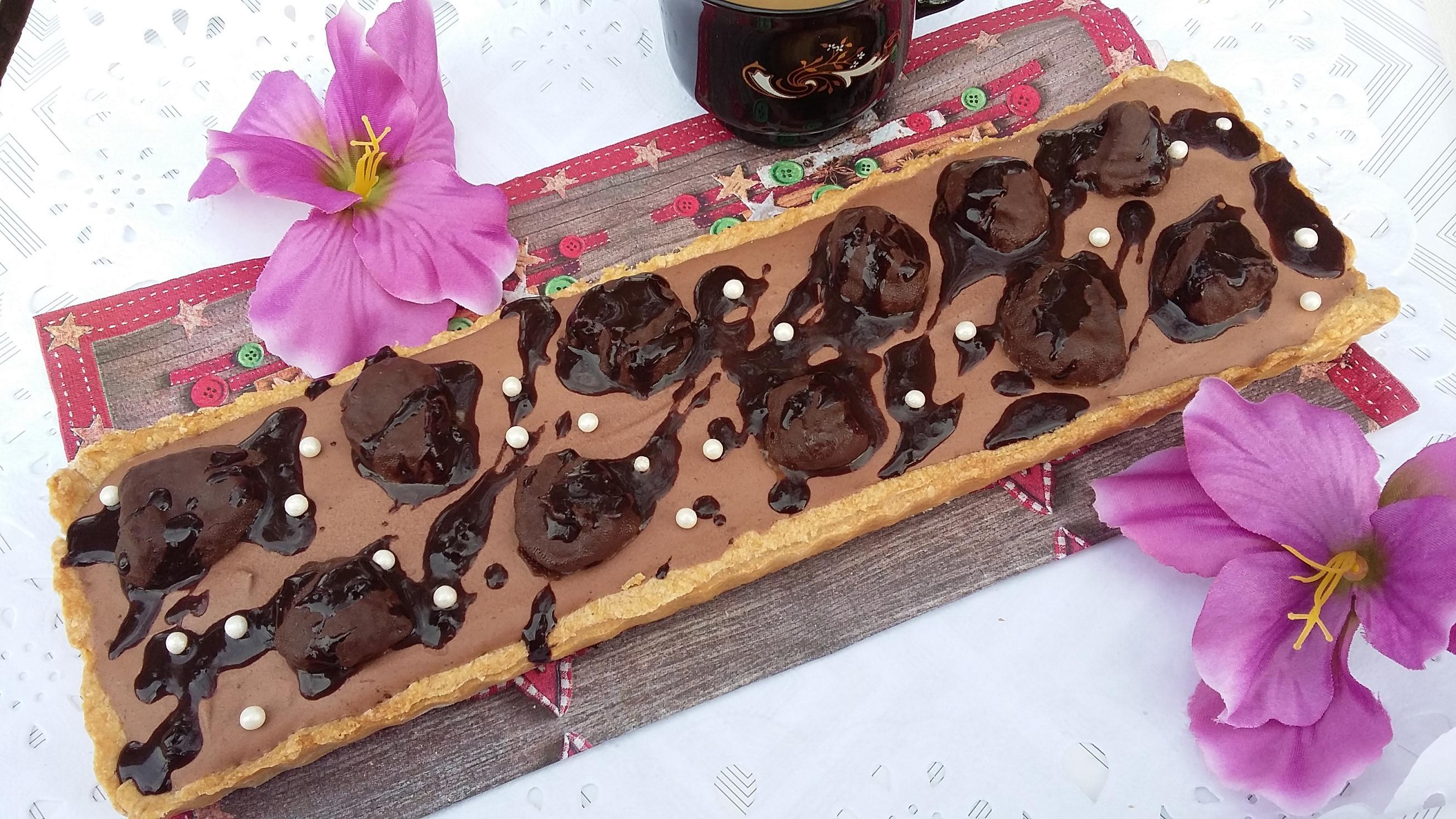 Mazurek śliwka w czekoladzie