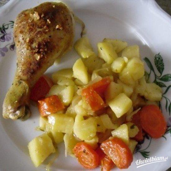 Kurczak z warzywami na obiad